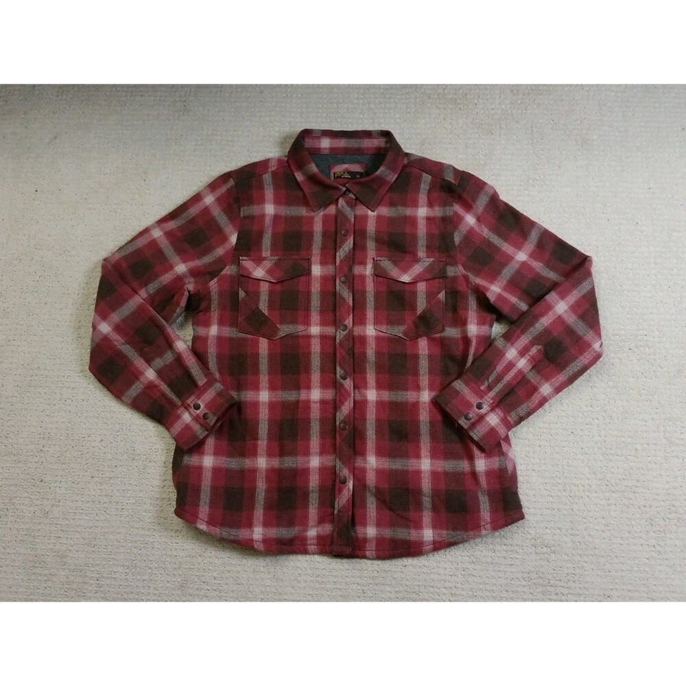 prAna Charley Long-Sleeve Flannel Shirt Women's Size XL Style W23180513